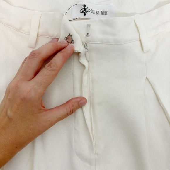Just Bee Queen Kai Pant in Ivory Size M - Picture 4 of 13